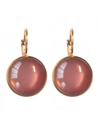 Urban Hippies Øreringe, Terra Pink dots gp